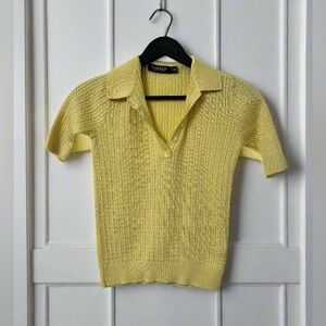 ❌SOLD❌. Ralph Lauren cable knit polo